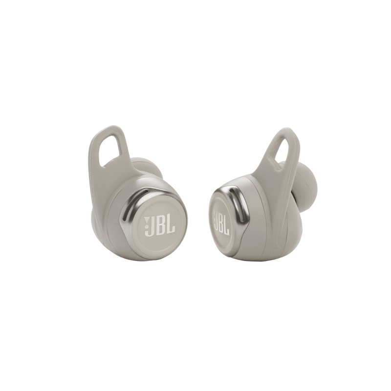 JBL Reflect Flow Pro - White - Waterproof true wireless Noise Cancelling active sport earbuds - Left image number null